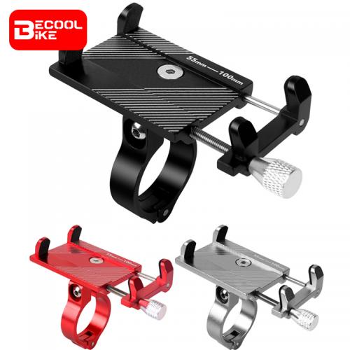 360 Degree Rotation Aluminum Alloy Bicycle Motorcycle Phone Holder For 3.5-6.2 inch Universal Mobile Phone BC-B709