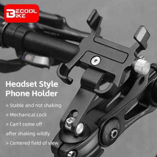 Mobile Phone Support Double Quick Release Aluminum Alloy Bike Phone Stem Mount Cycling Electric Scooter Phone Holder BC-B770A&BC-B770C
