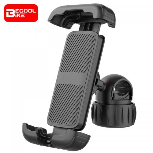 Universal Bike Phone Mount Quick Install, Stable Grip Handlebar Holder for Motorcycle Scooter & All Bikes Ebikes 4-7 inch Phones BC-B852