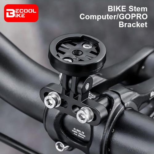 Bicycle Speedometer Stem Mount Garmin Gopro Adapter 180 Degree Adjustable Bike Computer Mount For Bryton Wahoo BC-B859