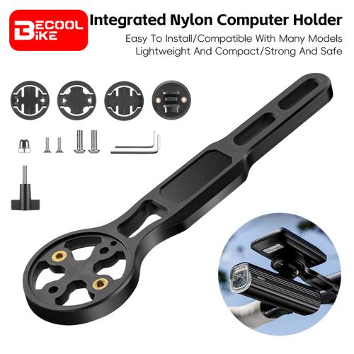 Integrated handlebar Garmin Support Bracket Ultralight Nylon Wahoo Bryton Speedometer Mount For Bike Lights&Camera BC-B862