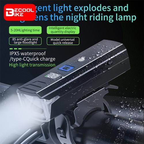 300Lumen Bicycle Light 1500mAh Bike Headlight Power Bank Flashlight Handlebar USB Charging MTB Road Cycling Highlight BC-FL1751B
