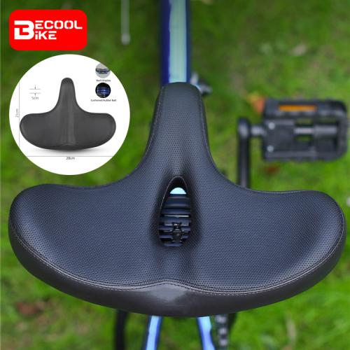 Bicycle Widened Seat for Men Women Soft Comfortable Bike Saddle Shock Absorbing MTB Scooter E-Bike Seat Rear Light BC-SD5011A&BC-SD5011B