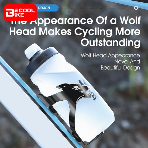 Bicycle Bottle Holder Lightweight Aluminum Alloy Cool Wolf Design Road Bike MTB Water Bottle Cage Cycle Accessories BC-BH9337