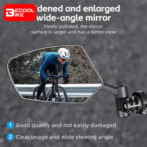 Bicycle Mirror Anti Glare Handlebar End 360 Rearview Mirror Wide Angle High-Definition Bike Safety Side Mirror BC-BM155