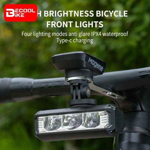 900 Lumens Hoisting Bike Headlight USB Rechargeable MTB Front Light Aluminum Alloy Road Bicycle Flashlight BC-FL1719