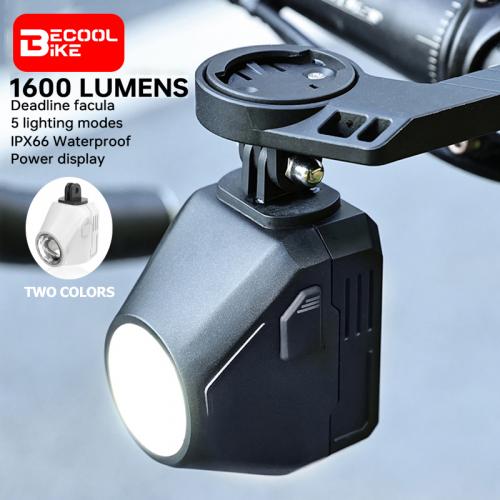 Bike Headlamp 1600LM 5-Gear Wireless Remote Control Front light bicycle Aluminum Alloy IP66 Waterproof MTB Lantern BC-FL1779