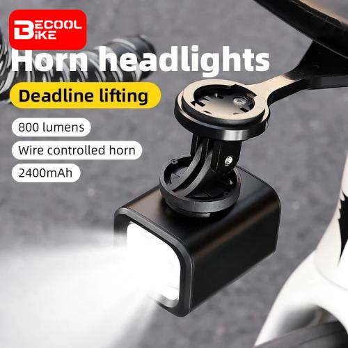 800LM Bicycle Light Aluminum Alloy Headlight Horn Lights Mountain Road Bikes Night Riding Lights Equipment BC-FL1785