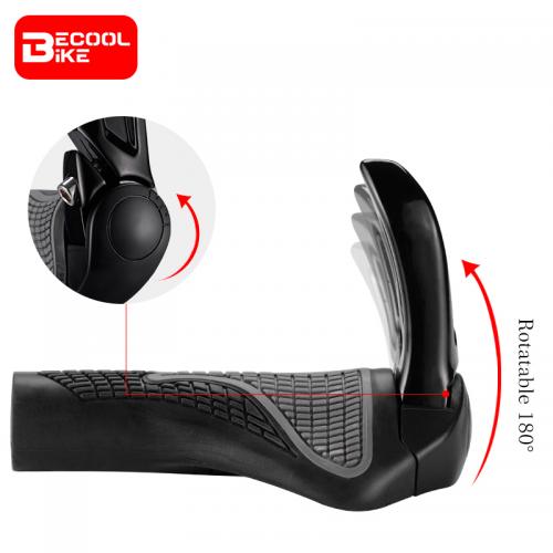 MTB Bicycle Grips Bike Handlebar Horns Shofar Vice Handlebar Grips Shockproof Bike Grips Cycling Rubber Grips BC-GR6635