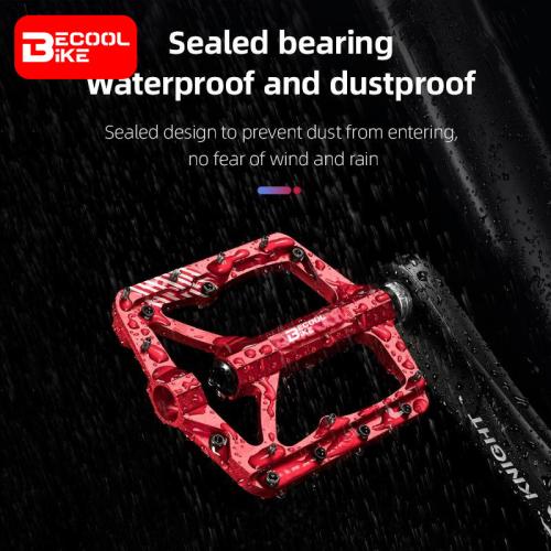 Aluminum Alloy Bicycle Pedals Anti-slip Ultralight Sealed Bearing MTB Road Cycling Pedals One-piece Bike Accessories BC-PD518