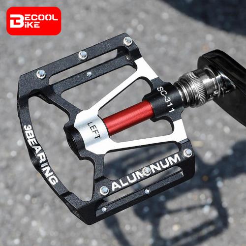 Bicycle Quick Release Pedals 3 Bearings 7075 Aluminum Alloy MTB Ultralight Pedals Cruisers Bike Folding Bike Pedals BC-PD529