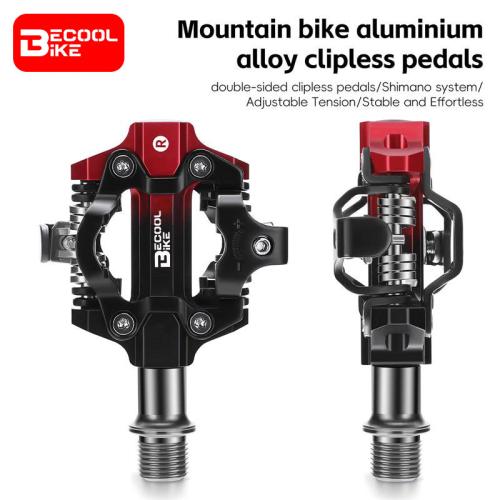 MTB Bicycle Pedals 3 Bearings Cycling Lock Pedal Double-sided Self-Locking Alloy Mountain Bike Pedals Bicycle Parts BC-PD532