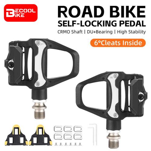 Self Locking Bicycle Pedal Professional SPD System Road Bike Pedal With Cleat Ultralight DU Bearing Bike Accessories BC-PD534