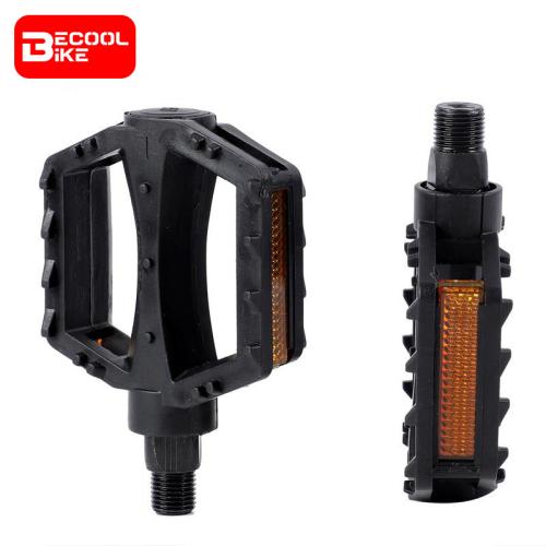 Kids Bicycle Pedals Ultralight Anti-Slip ABS Safety Warning Reflector Children Cycling 9/16 1/2 Kids Bike Pedals BC-PD824A