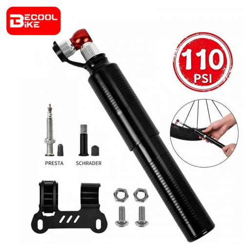 Bike Pump Portable Cycling Bicycle Tire Lever Patch Repair Tools Set Presta Schrader Valve MTB Road Bike Hand Pump BC-PP1027