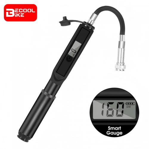 Portable Bike Pump High Pressure Digital Gauge Hose MTB Road Bicycle Pump Schrader Presta Valve Cycling Hand Pump BC-PP1036
