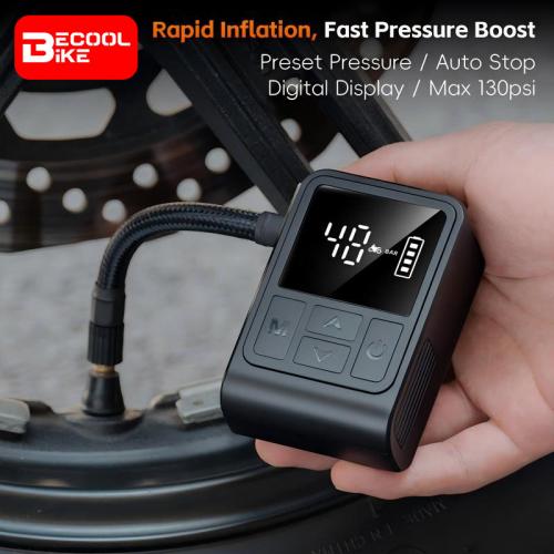 Portable Mini Electric Bicycle Pump 120PSI Type-C Bike Tire Air Inflator Pump MTB Road AV FV Valve Cycling Pump BC-PP2530