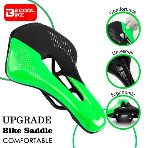 Bicycle Saddle Mountain&Road Bike Seat Cushion For Men Women PU Leather MTB Shockproof Cycling Hollow Saddle 150mm BC-SD5012